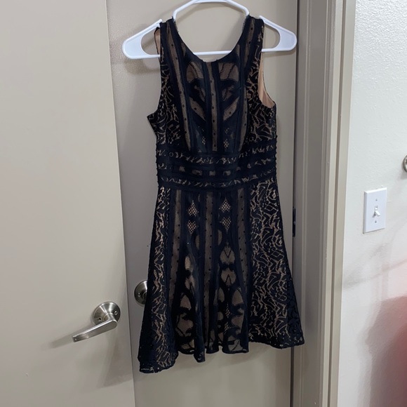 bcbg black and nude dress BCBGMaxAzria | Dresses | Bcbg Lace Black And Nude Dress
